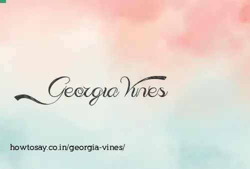 Georgia Vines