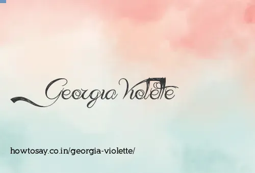 Georgia Violette