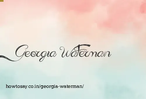Georgia Waterman
