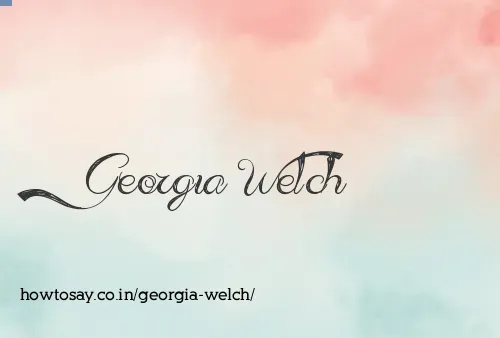 Georgia Welch