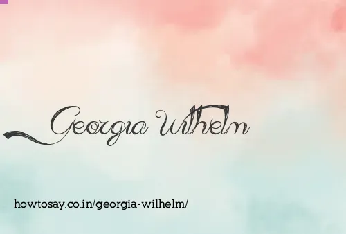 Georgia Wilhelm