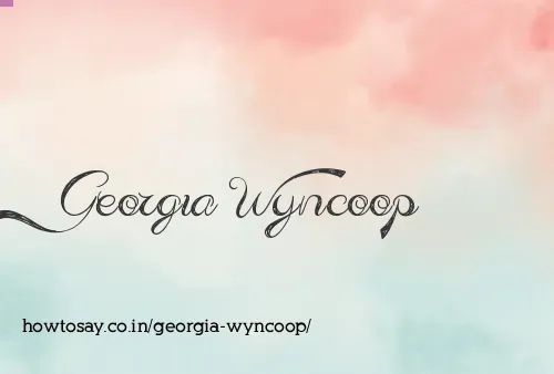 Georgia Wyncoop