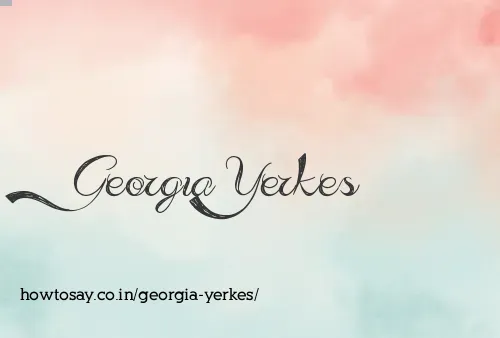 Georgia Yerkes
