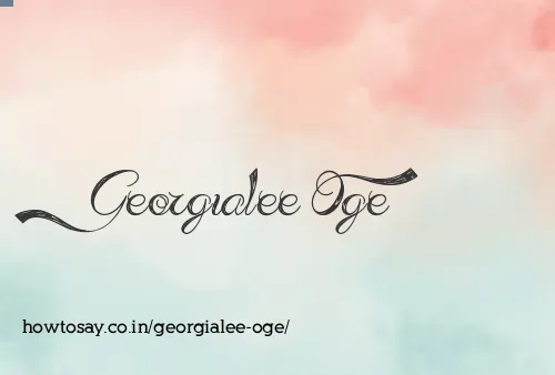 Georgialee Oge