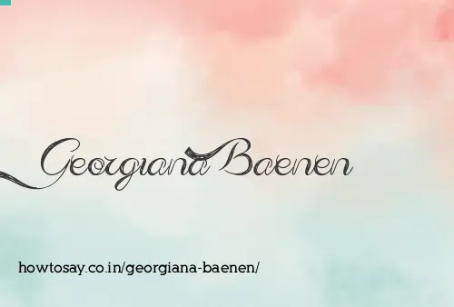 Georgiana Baenen