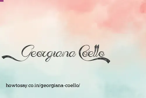Georgiana Coello