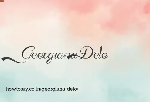 Georgiana Delo