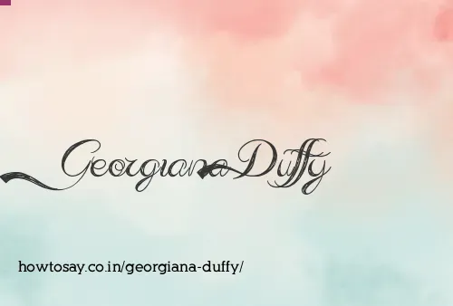Georgiana Duffy