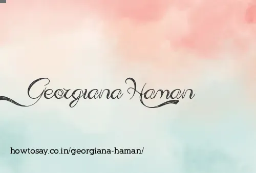 Georgiana Haman