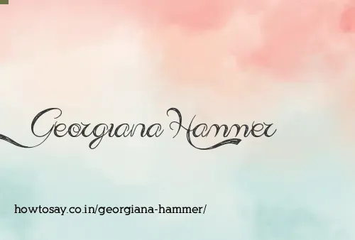 Georgiana Hammer