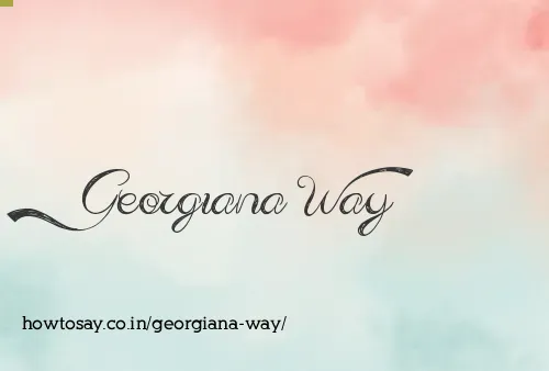 Georgiana Way