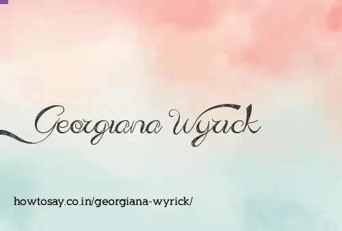 Georgiana Wyrick