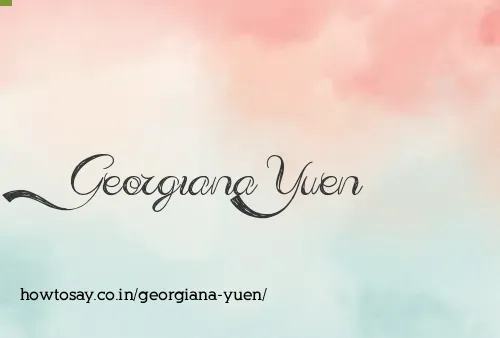 Georgiana Yuen