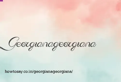 Georgianageorgiana
