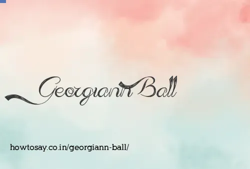 Georgiann Ball