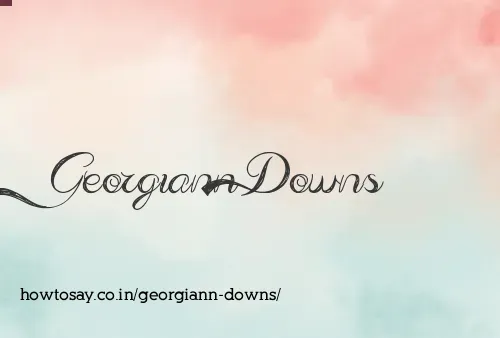 Georgiann Downs