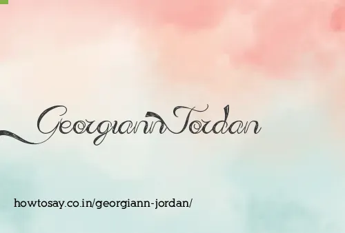 Georgiann Jordan