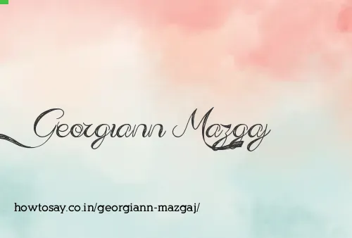 Georgiann Mazgaj