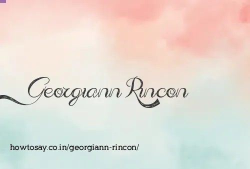 Georgiann Rincon