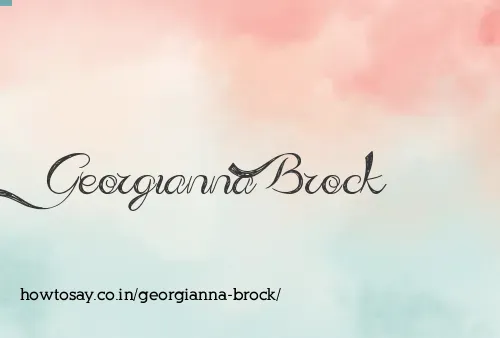 Georgianna Brock