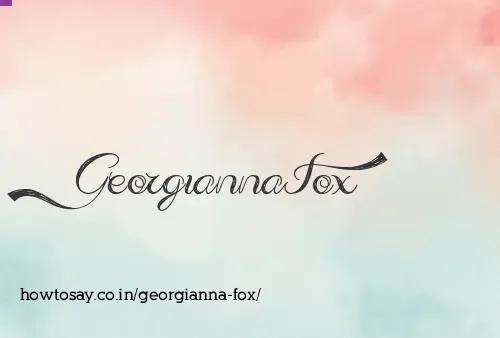 Georgianna Fox