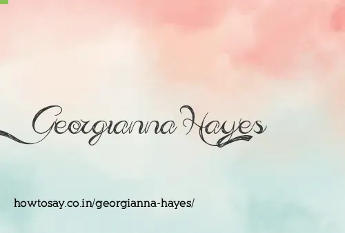 Georgianna Hayes