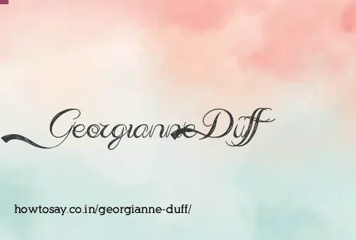 Georgianne Duff