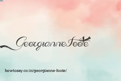 Georgianne Foote