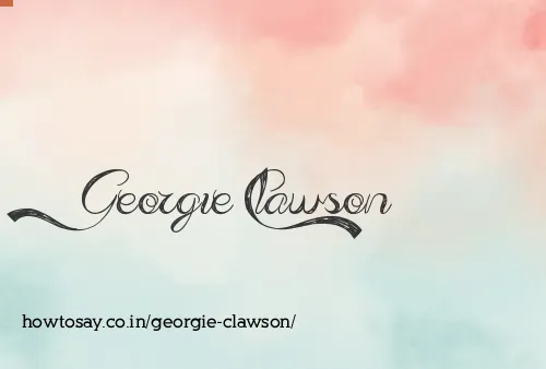 Georgie Clawson