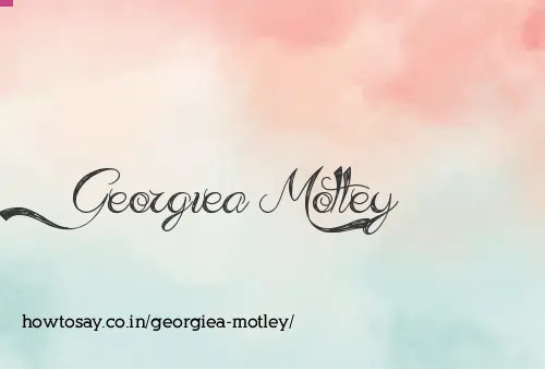 Georgiea Motley