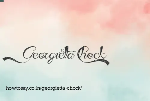 Georgietta Chock