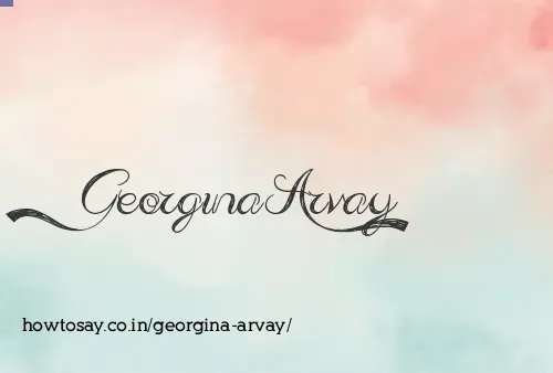 Georgina Arvay