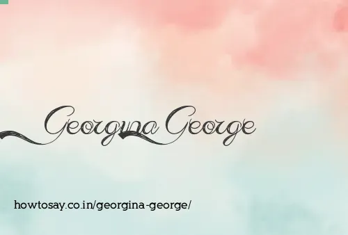 Georgina George