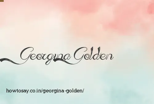 Georgina Golden