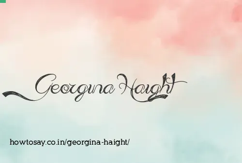 Georgina Haight