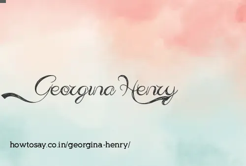 Georgina Henry