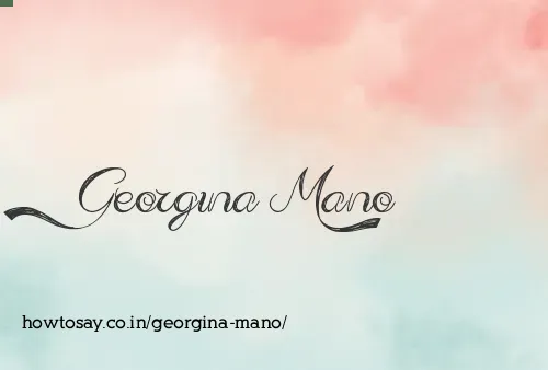 Georgina Mano