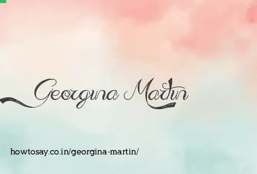 Georgina Martin