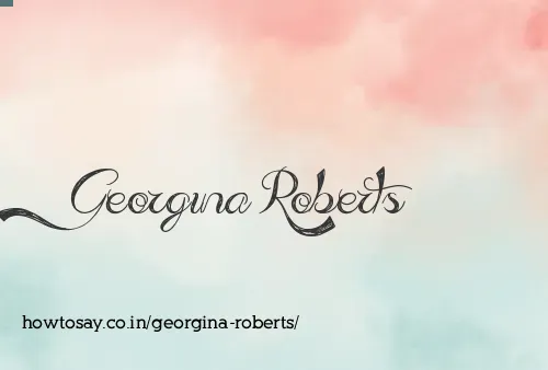 Georgina Roberts