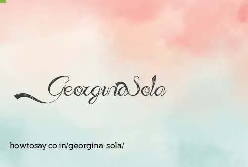Georgina Sola