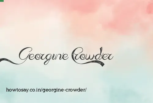 Georgine Crowder