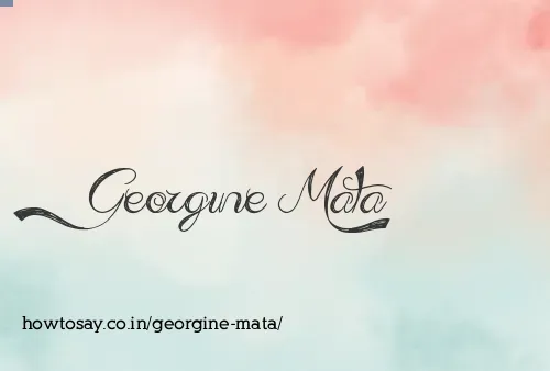 Georgine Mata