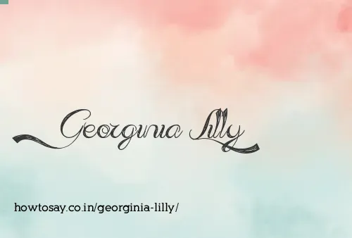 Georginia Lilly