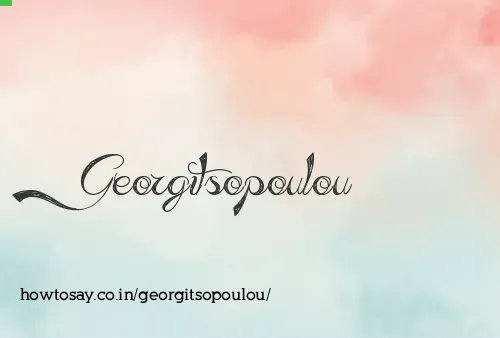 Georgitsopoulou