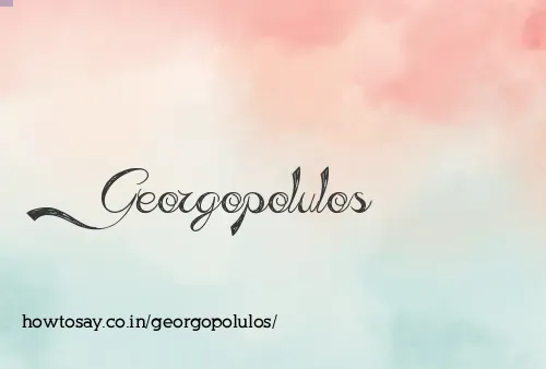 Georgopolulos