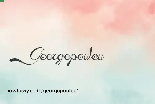 Georgopoulou