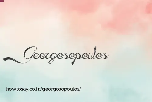Georgosopoulos