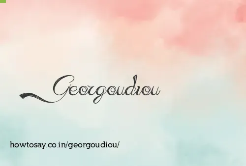 Georgoudiou