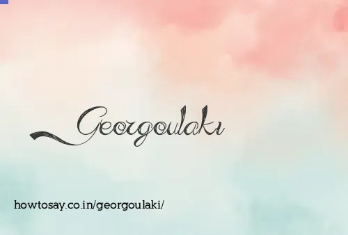 Georgoulaki