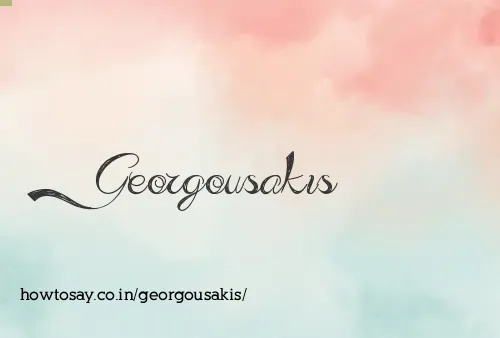 Georgousakis